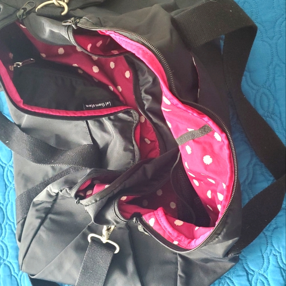 Black travel bag